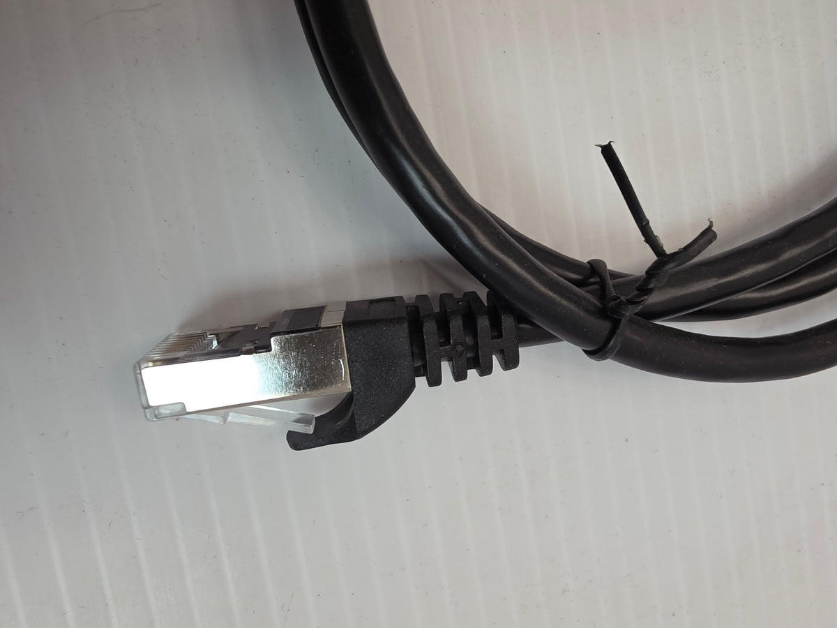 Câble CAT8 blindé (S-FTP) colonne montante CMR, 26 AWG, 3 pi, noir