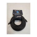 Câble CAT8 blindé (S-FTP) colonne montante CMR, 26 AWG, 50 pi, noir