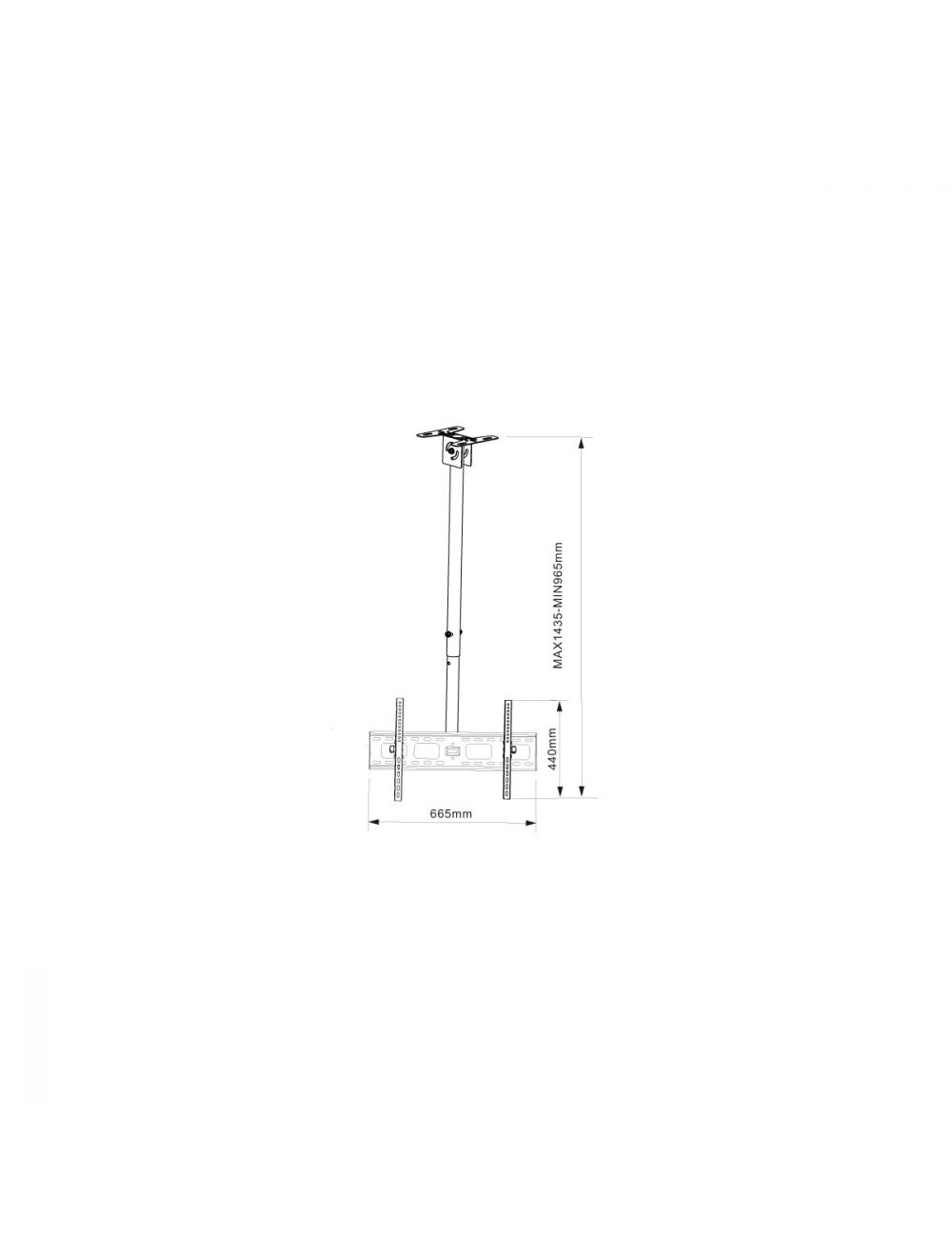 Support de table pour téléviseur 32 à 65 po, 30 kg
