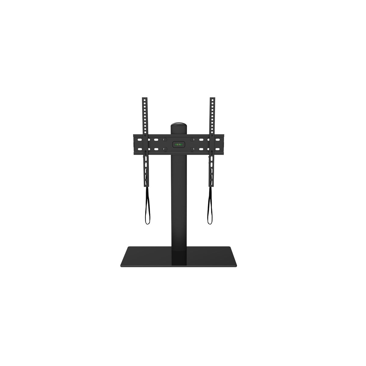Support de table pour téléviseur 32 à 65 po, verre trempé 10 mm, 30 kg