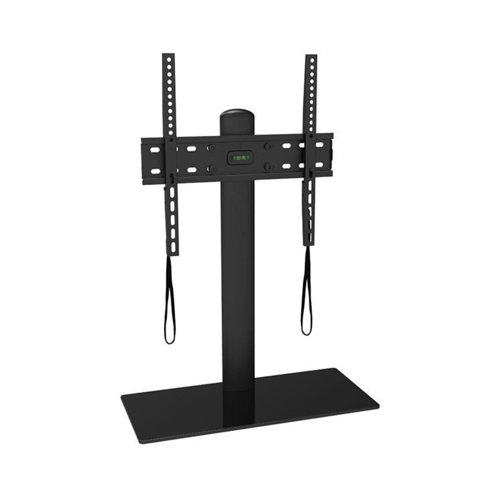 Support de table pour téléviseur 32 à 65 po, verre trempé 10 mm, 30 kg