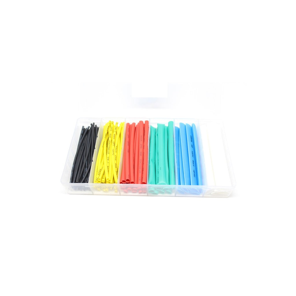 Assortiment de gaines thermorétractables, 100 pièces, tailles et couleurs variées, 10 cm