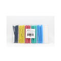 Assortiment de gaines thermorétractables, 100 pièces, tailles et couleurs variées, 10 cm
