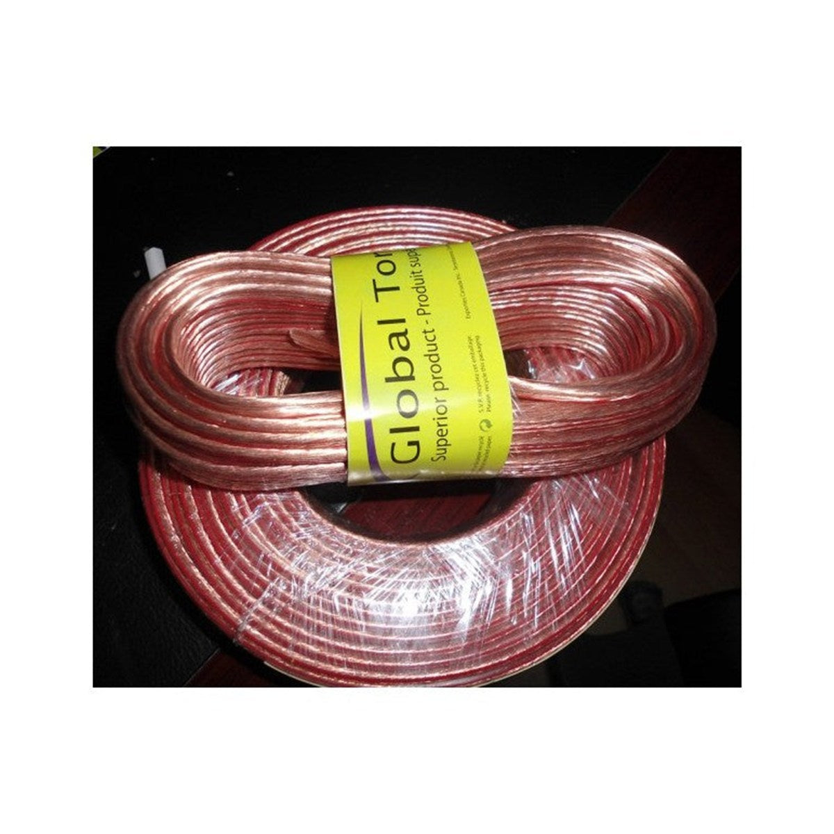 Fil de haut-parleurs polarisé 2 x 16 AWG, CCA, 50 pi