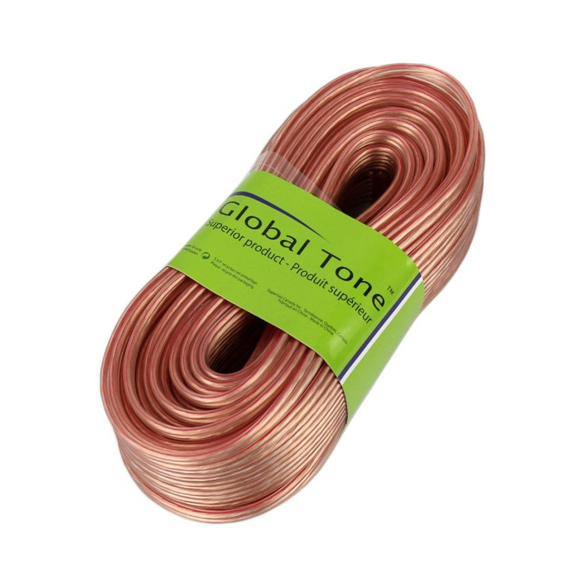 Fil de haut-parleurs polarisé 2 x 18 AWG, CCA, 100 pi