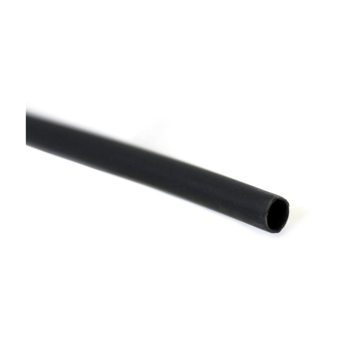 Gaine thermorétractable double paroi 3:1 avec colle, 1/8 po, noir, 4 pi