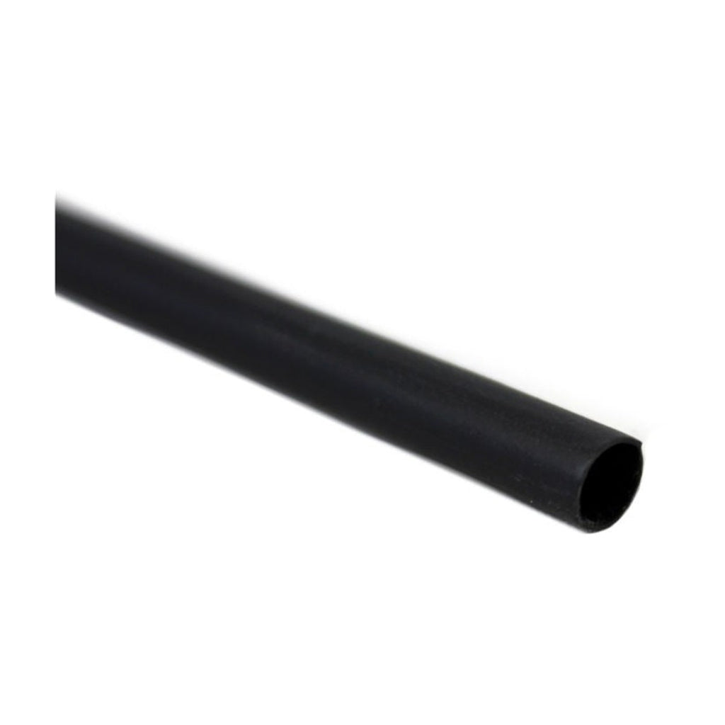 Gaine thermorétractable double paroi 3:1 avec colle, 3/16 po, noir, 4 pi