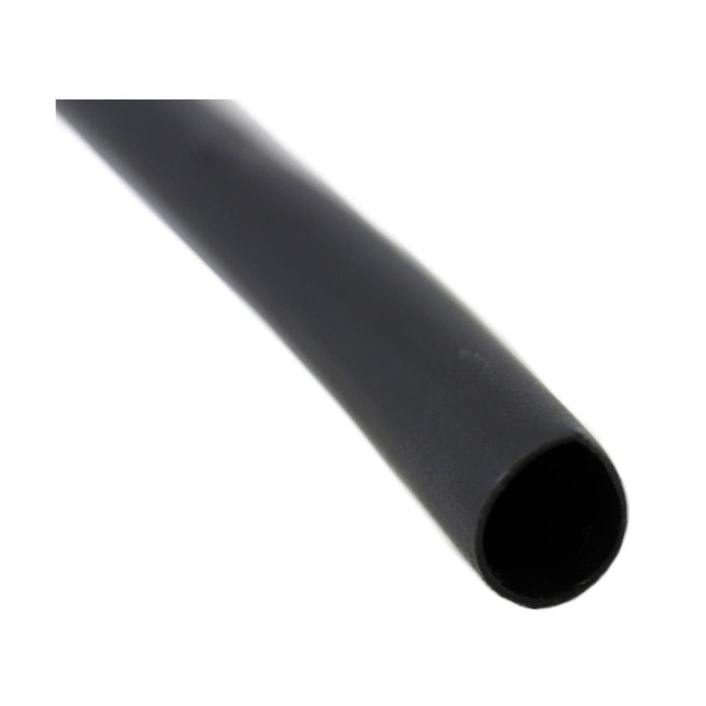 Gaine thermorétractable double paroi 3:1 avec colle, 3/8 po, noir, 4 pi