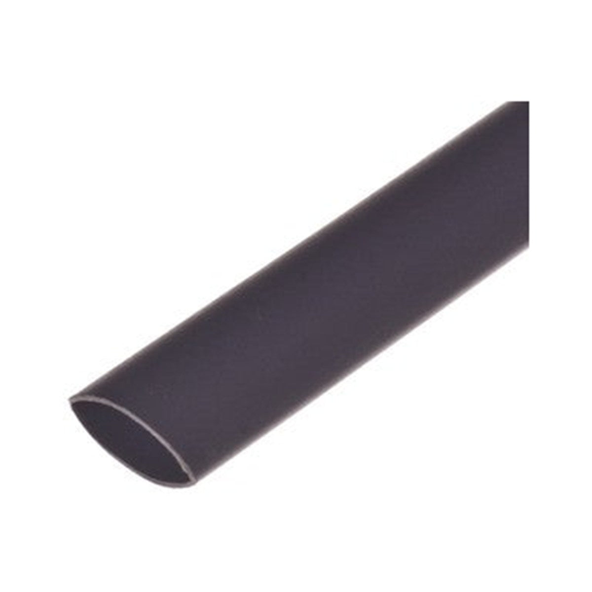 Gaine thermorétractable double paroi 3:1 avec colle, 1/2 po, noir, 4 pi