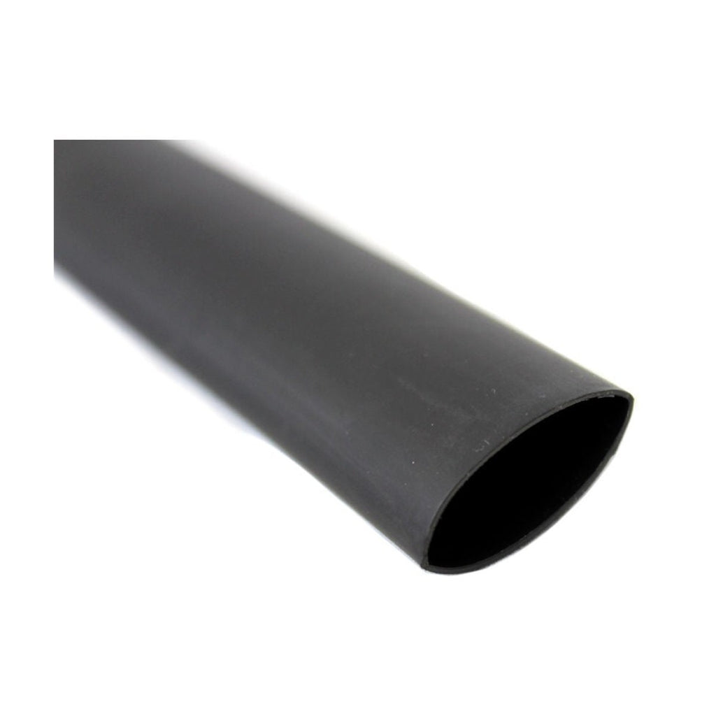Gaine thermorétractable double paroi 3:1 avec colle, 3/4 po, noir, 4 pi