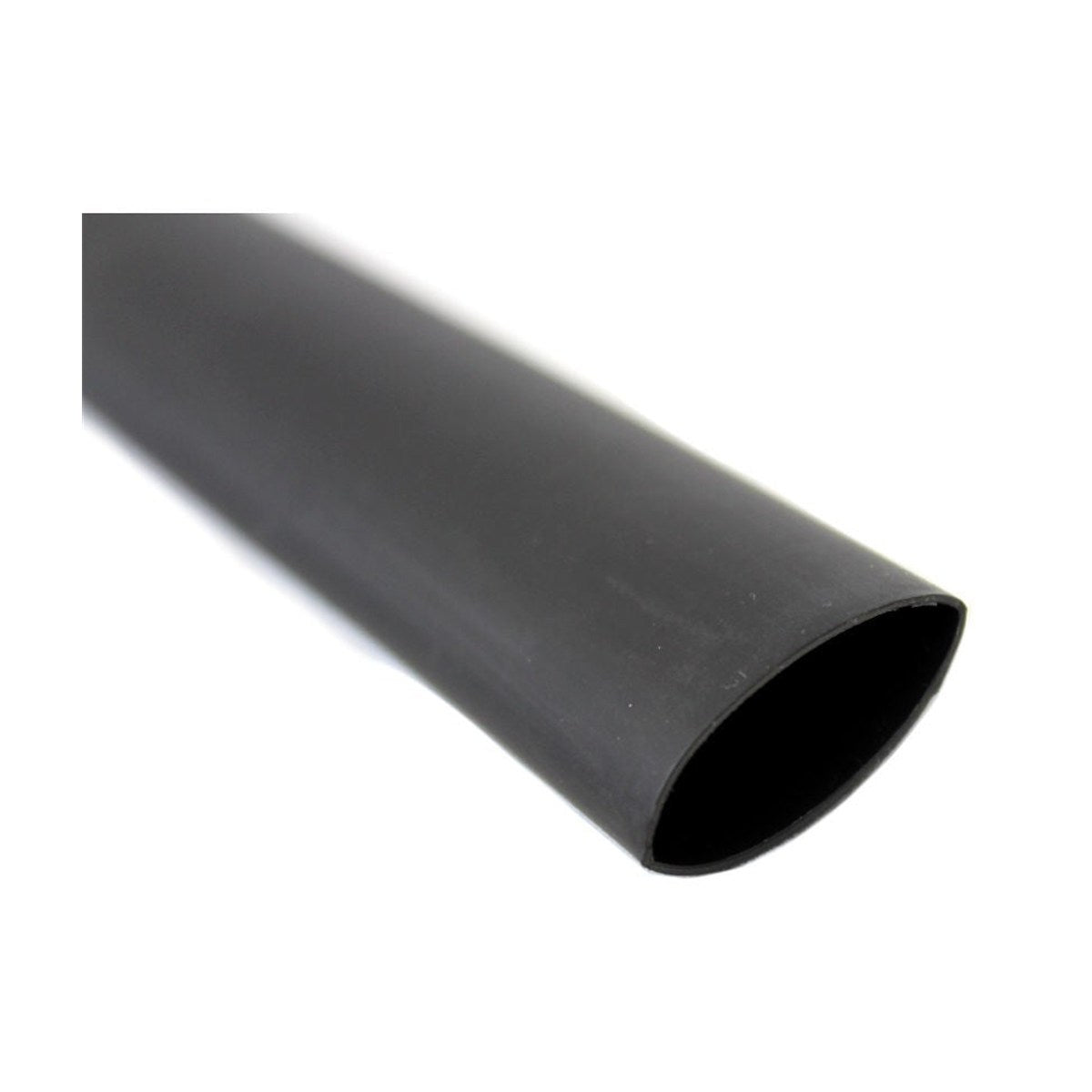 Gaine thermorétractable double paroi 3:1 avec colle, 3/4 po, noir, 4 pi