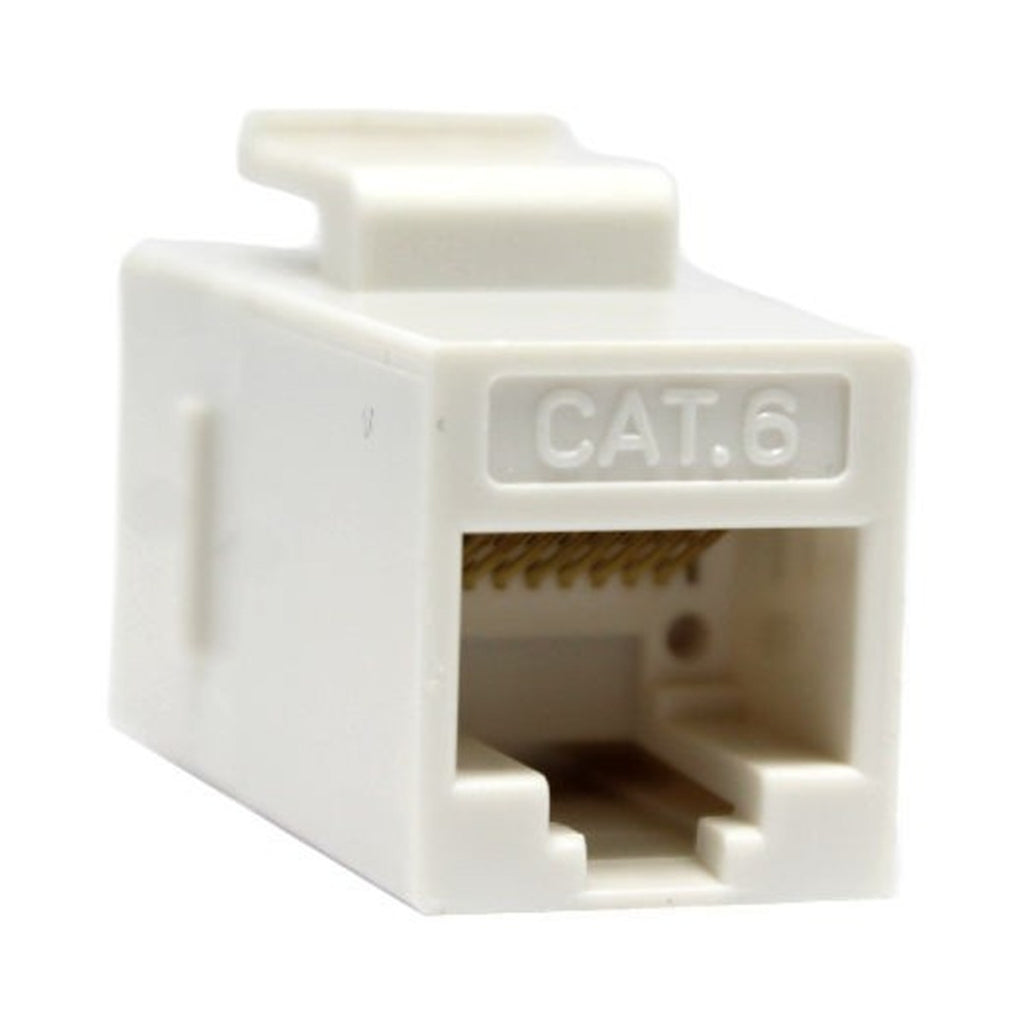 Coupleur en ligne CAT5e / CAT6 format keystone, blanc