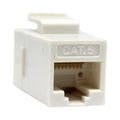 Coupleur en ligne CAT5e / CAT6 format keystone, blanc