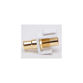 RCA- Feed Thru Module Insert Gold Plated  Keystone Female to Female