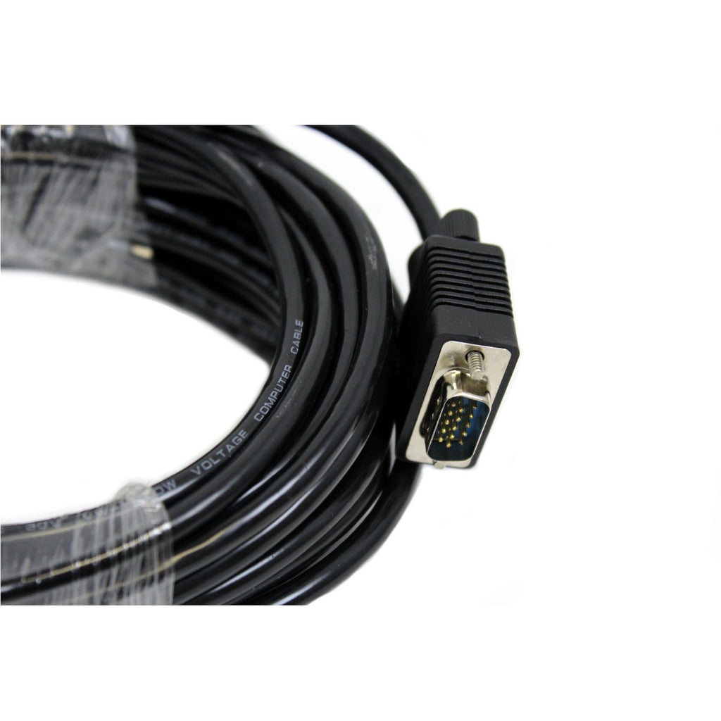 Câble SVGA HDB15 mâle à mâle, moulé, avec ferrites, 25 pi