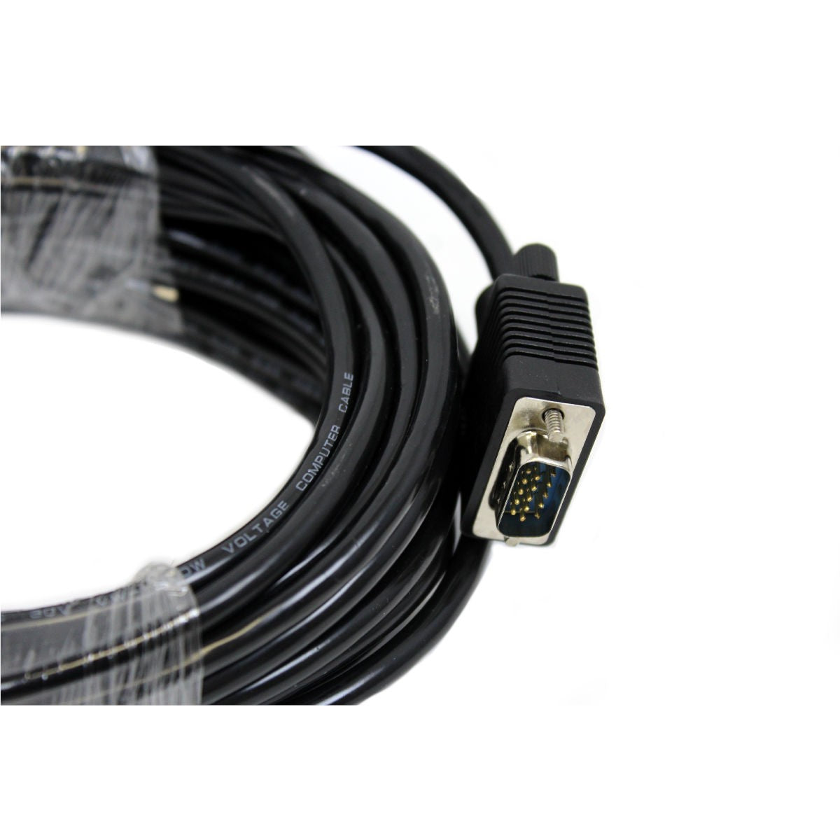 Câble SVGA HDB15 mâle à mâle, moulé, avec ferrites, 25 pi