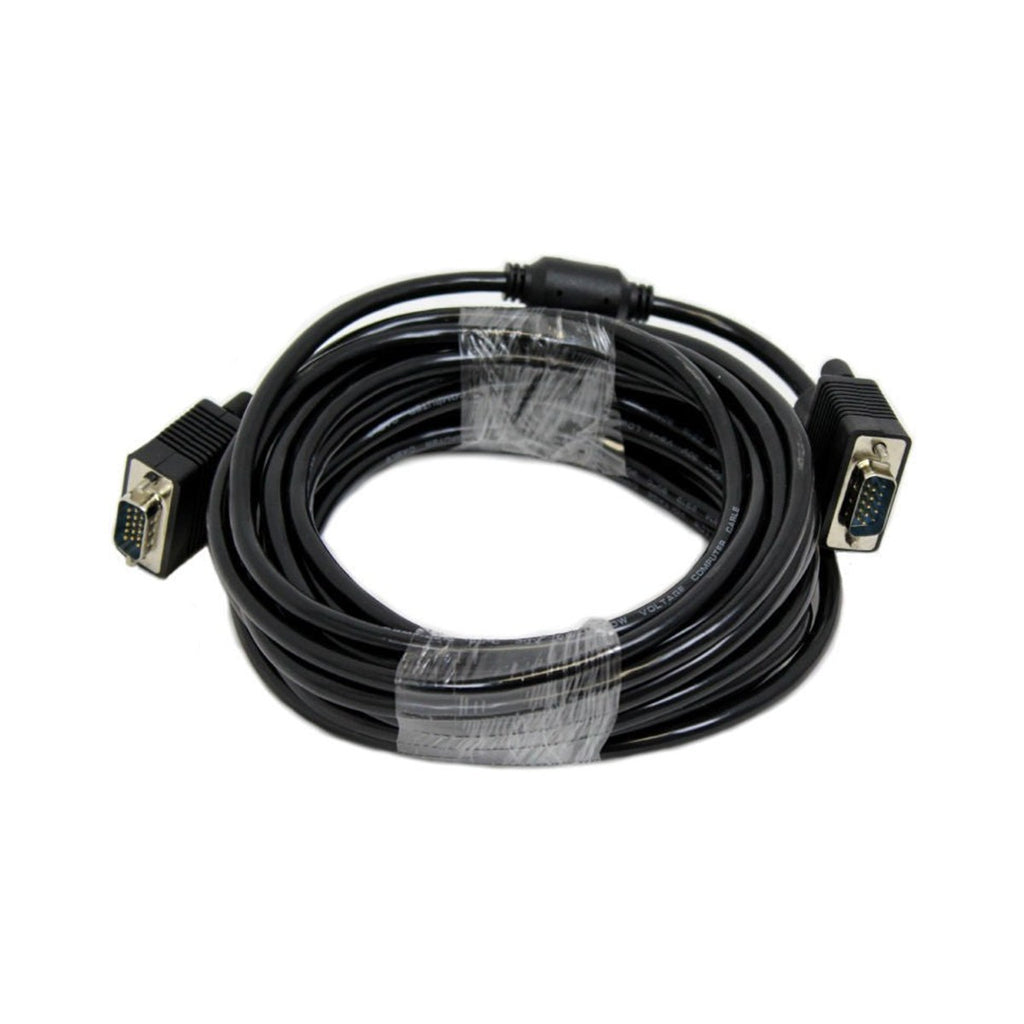 Câble SVGA HDB15 mâle à mâle, moulé, avec ferrites, 25 pi
