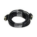 Câble SVGA HDB15 mâle à mâle, moulé, avec ferrites, 25 pi