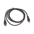 Câble USB 2.0 A mâle vers B mâle, 6 pi, noir