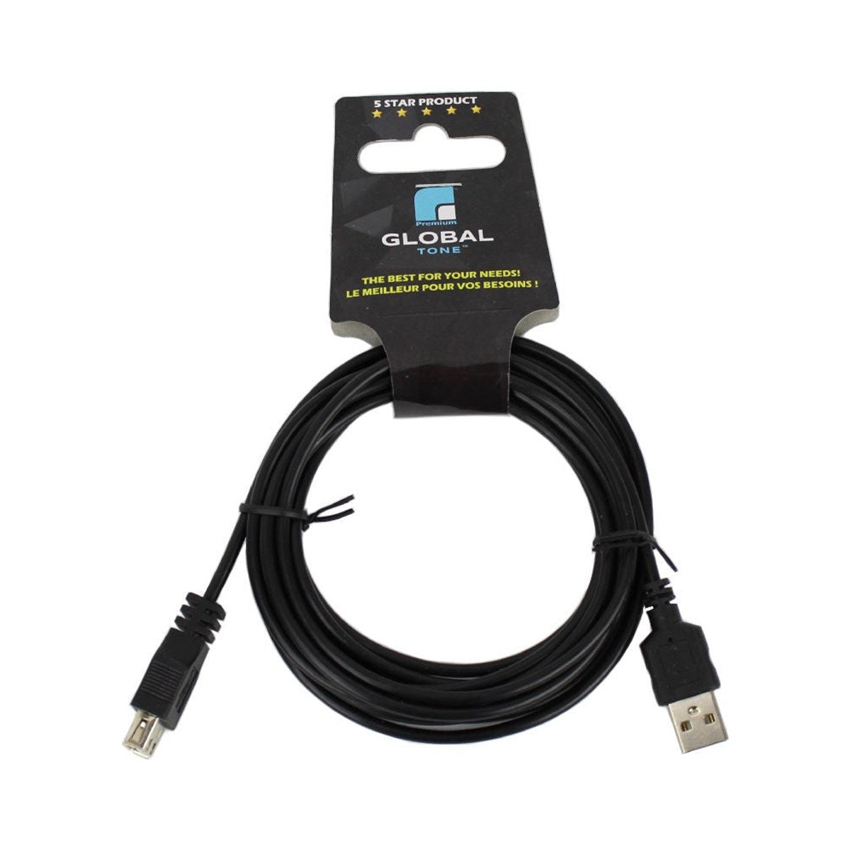 Rallonge USB 2.0 A mâle vers A femelle, 10 pi
