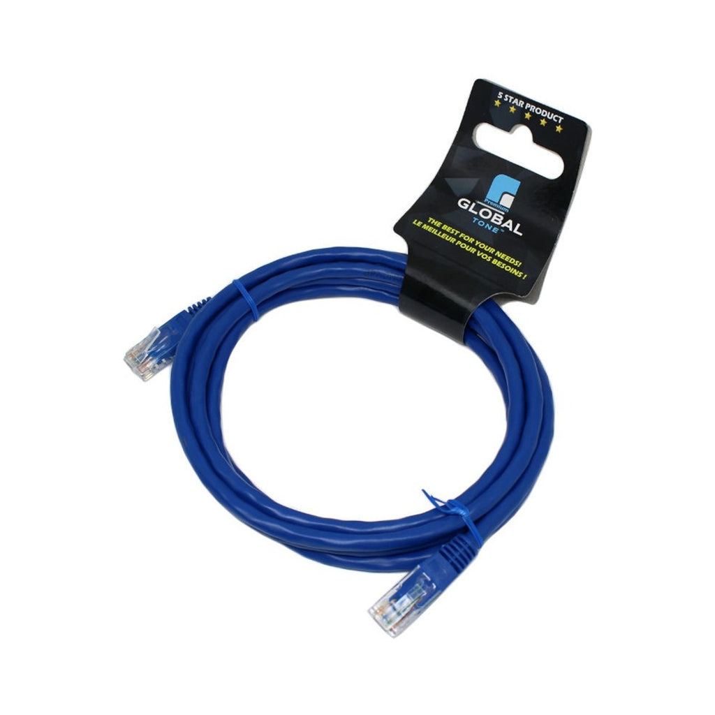 Câble réseau Ethernet CAT6, 7 pi, bleu