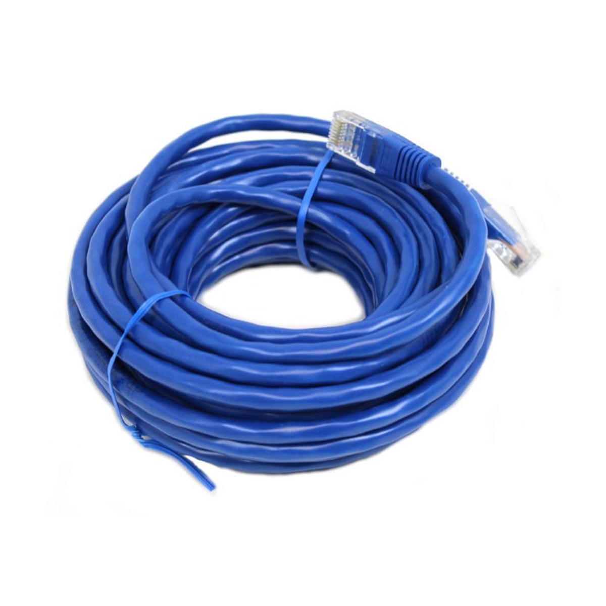 Câble réseau Ethernet CAT6, 25 pi, bleu