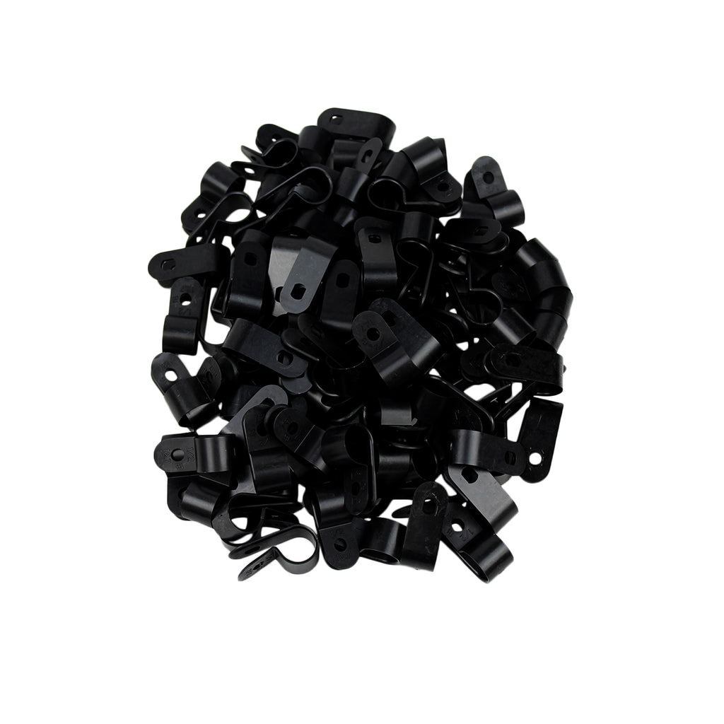 Serre-câbles en nylon 1/2 po, noir, sac de 100