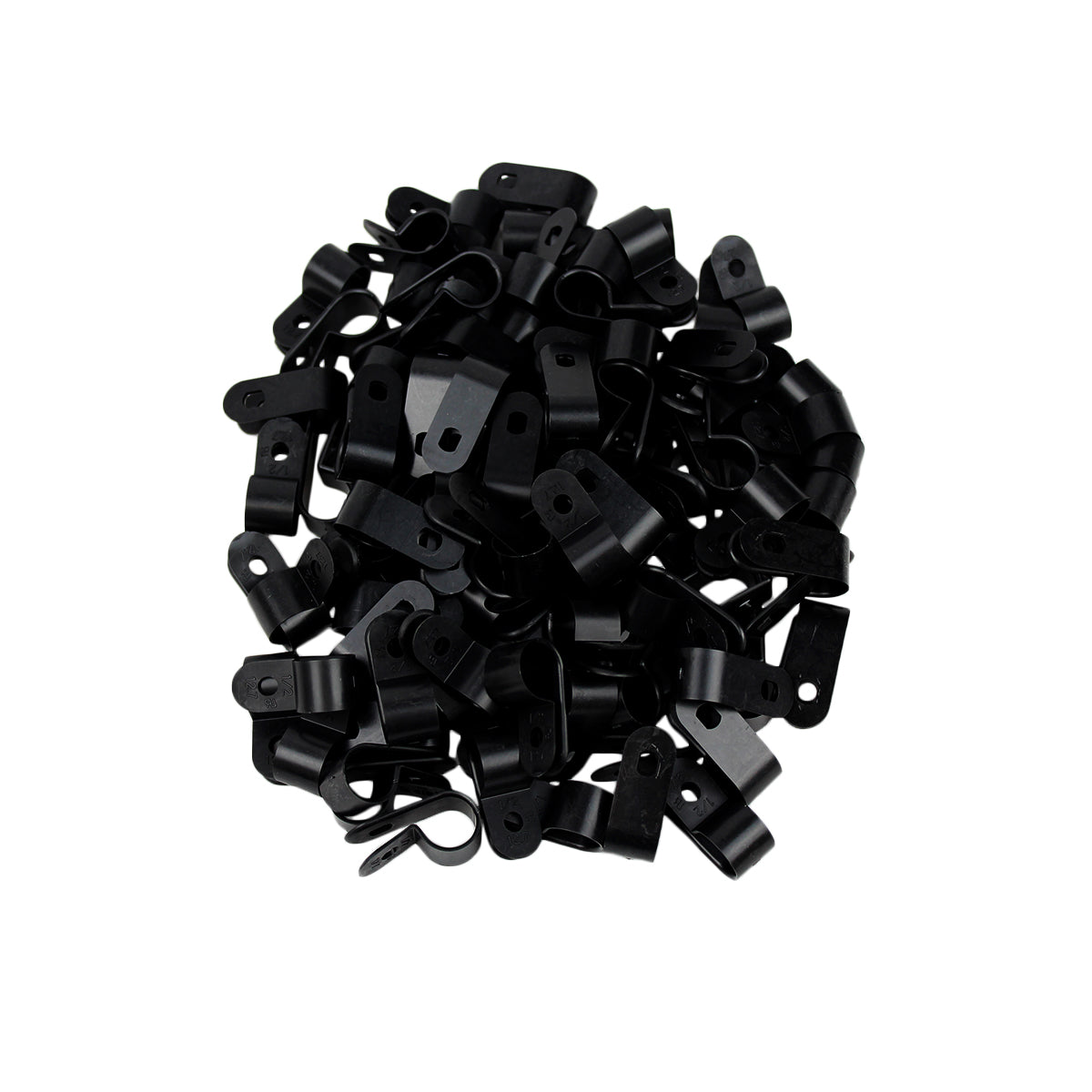 Serre-câbles en nylon 1/2 po, noir, sac de 100