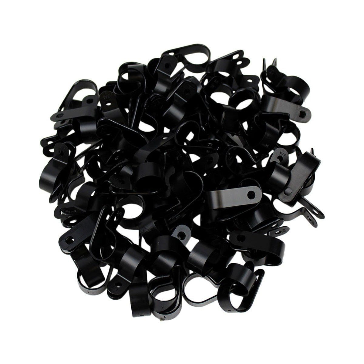 Serre-câbles en nylon 3/4 po, noir, sac de 100
