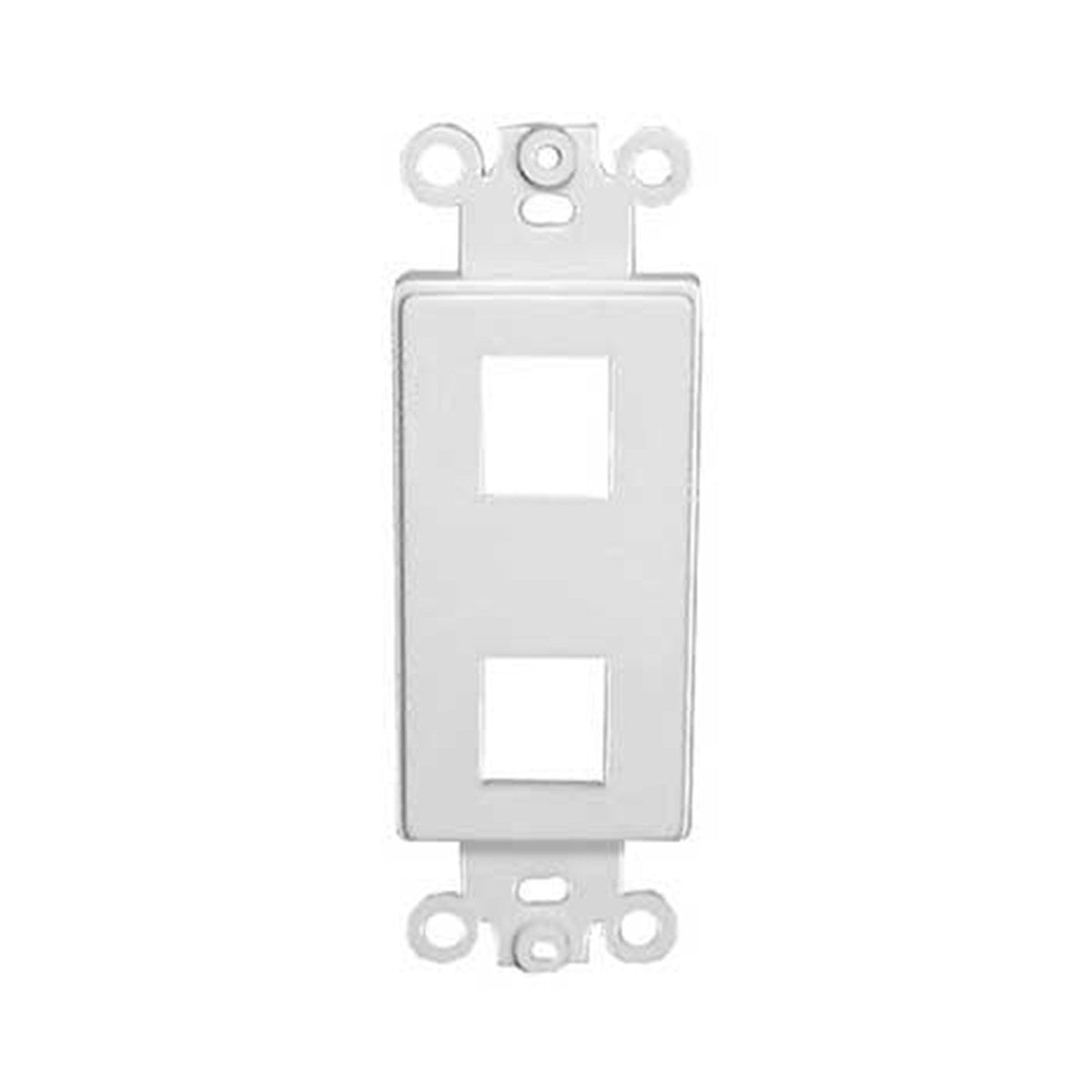 Insert Decora à 1 ouverture keystone, blanc
