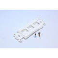 Insert Decora à 3 ouvertures keystone, blanc