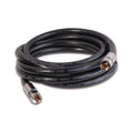 Câble coaxial RG6 3 GHz, connecteurs F, 18 AWG, CL2, noir, 1 pi