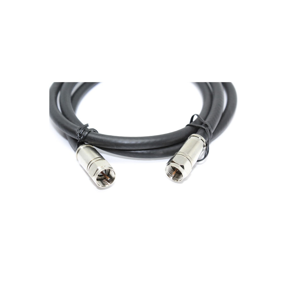 Câble coaxial RG6 3 GHz, connecteurs F, 18 AWG, CL2, noir, 3 pi
