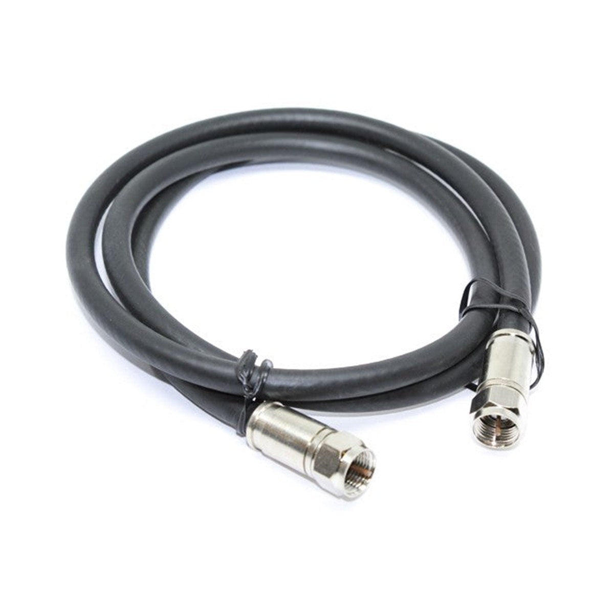 Câble coaxial RG6 3 GHz, connecteurs F, 18 AWG, CL2, noir, 3 pi