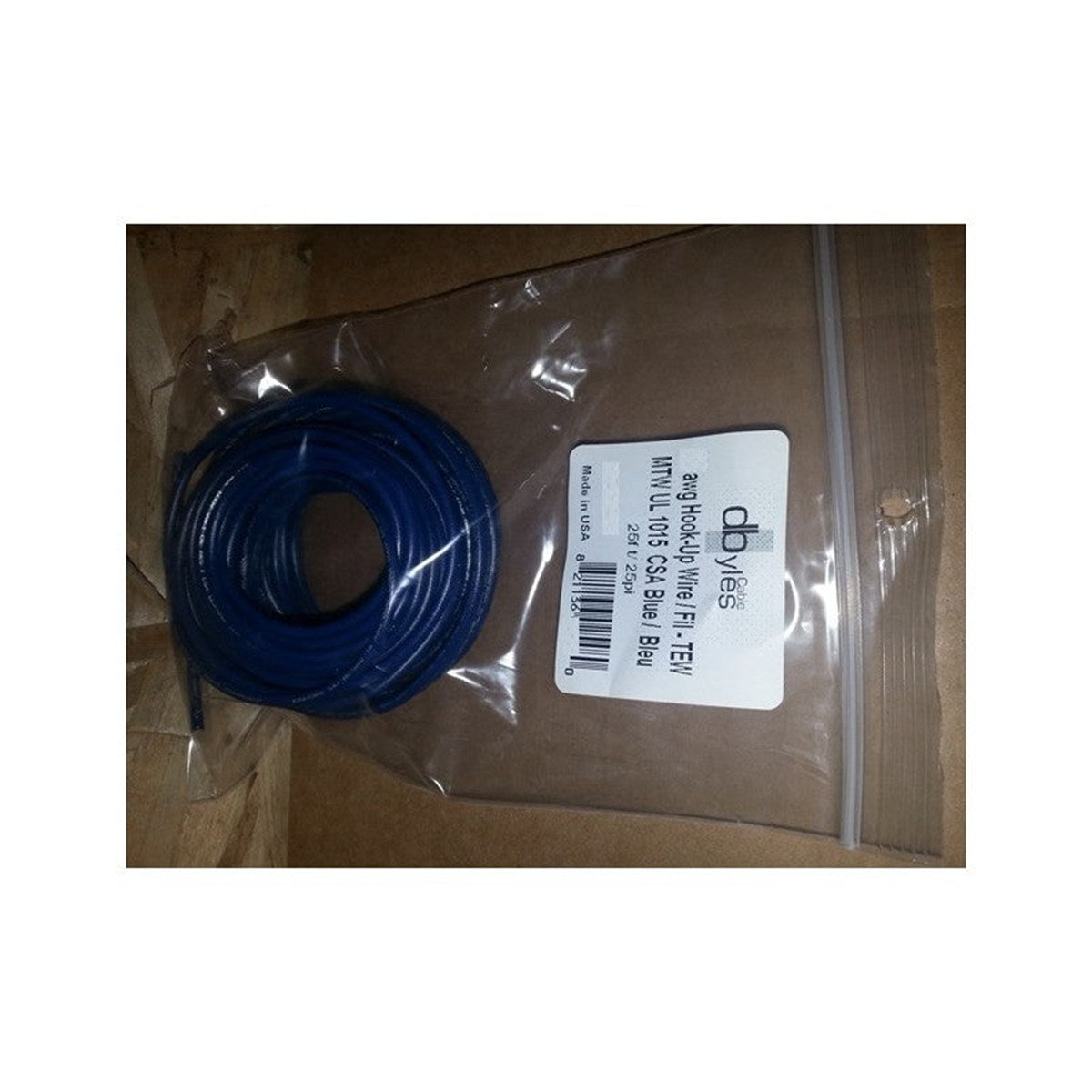 Fil de câblage 14 AWG TEW/MTW, UL 1015, CSA, bleu, 100 pi