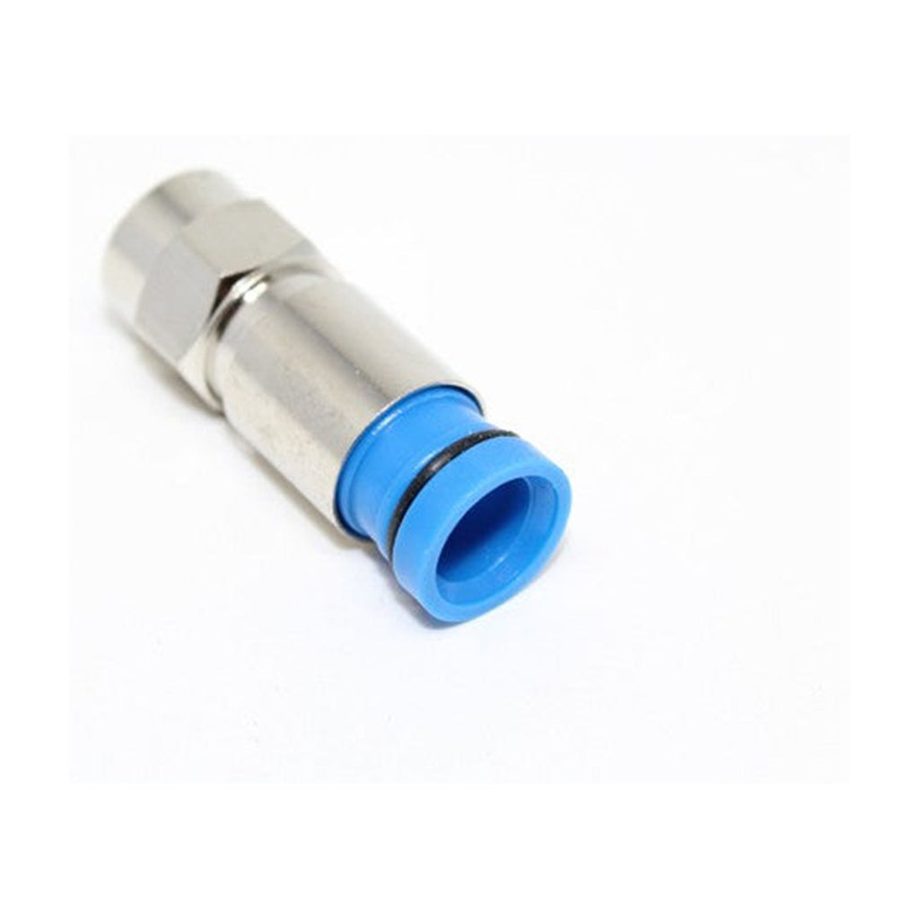 Connecteur F à compression RG6, plaqué nickel
