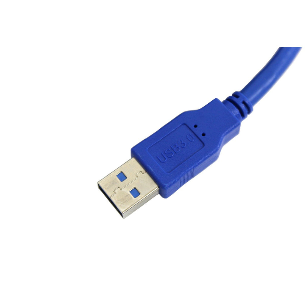 Rallonge USB 3.0 A mâle vers A femelle, 6 pi, bleu