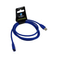 Rallonge USB 3.0 A mâle vers A femelle, 6 pi, bleu