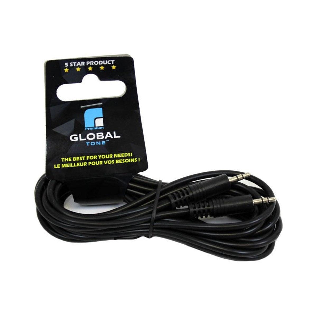 Câble audio stéréo 3,5 mm mâle à mâle, 12 pi