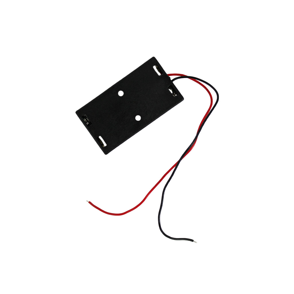 Porte-piles 2 x AA avec fils de 15 cm, 58 x 14,5 mm