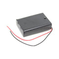 Porte-piles 3 x AA avec interrupteur, fils de 15 cm
