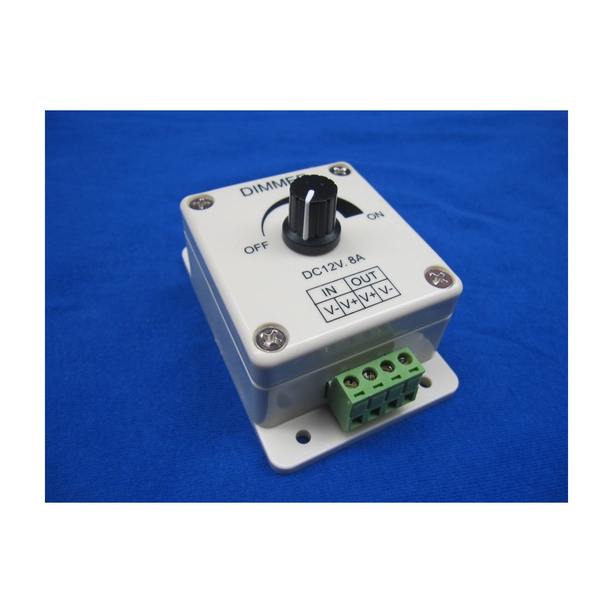 Gradateur DEL 12 V, 8 A, boîtier plastique