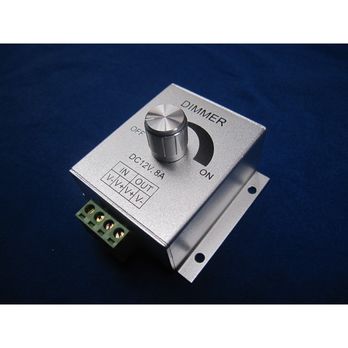 Gradateur DEL 12 V, 8 A, boîtier aluminium