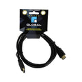 Câble HDMI haute vitesse avec Ethernet, 1080p, v1.4, 6 pi, noir