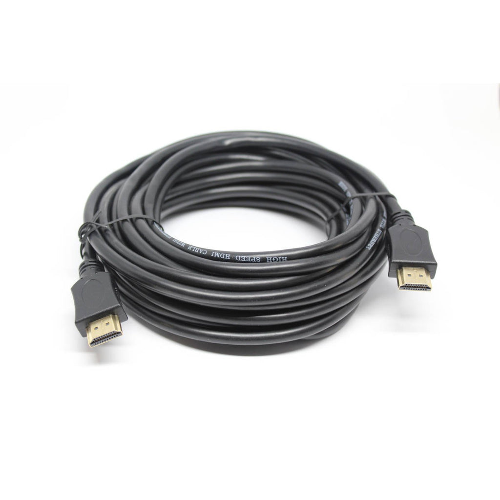 Câble HDMI haute vitesse avec Ethernet, 1080p, v1.4, 25 pi, noir