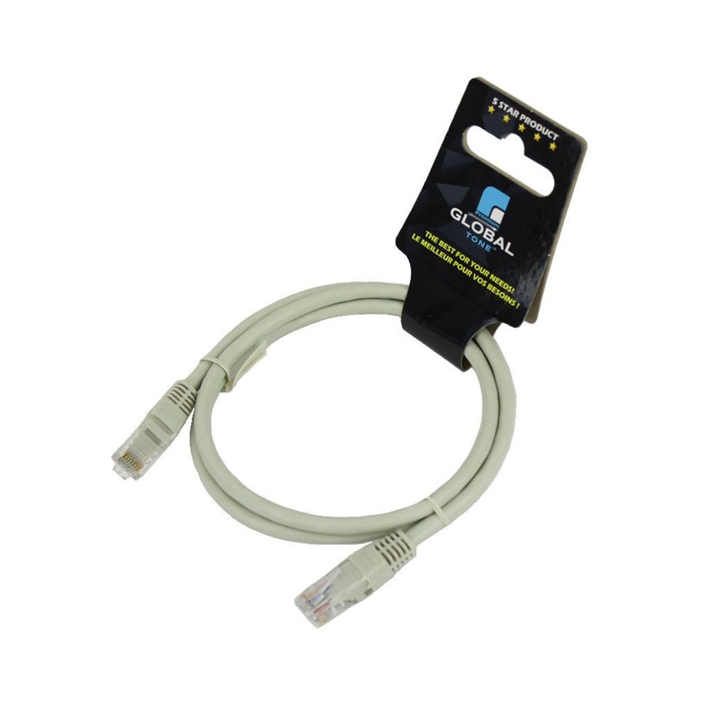 Câble réseau Ethernet CAT6, 3 pi, gris