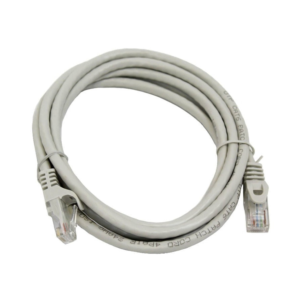 Câble réseau Ethernet CAT6, 7 pi, gris