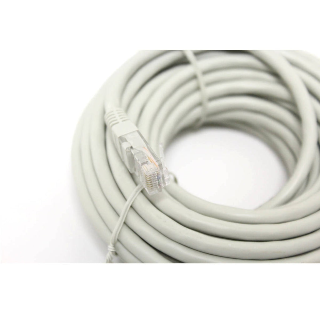 Câble réseau Ethernet CAT6, 25 pi, gris