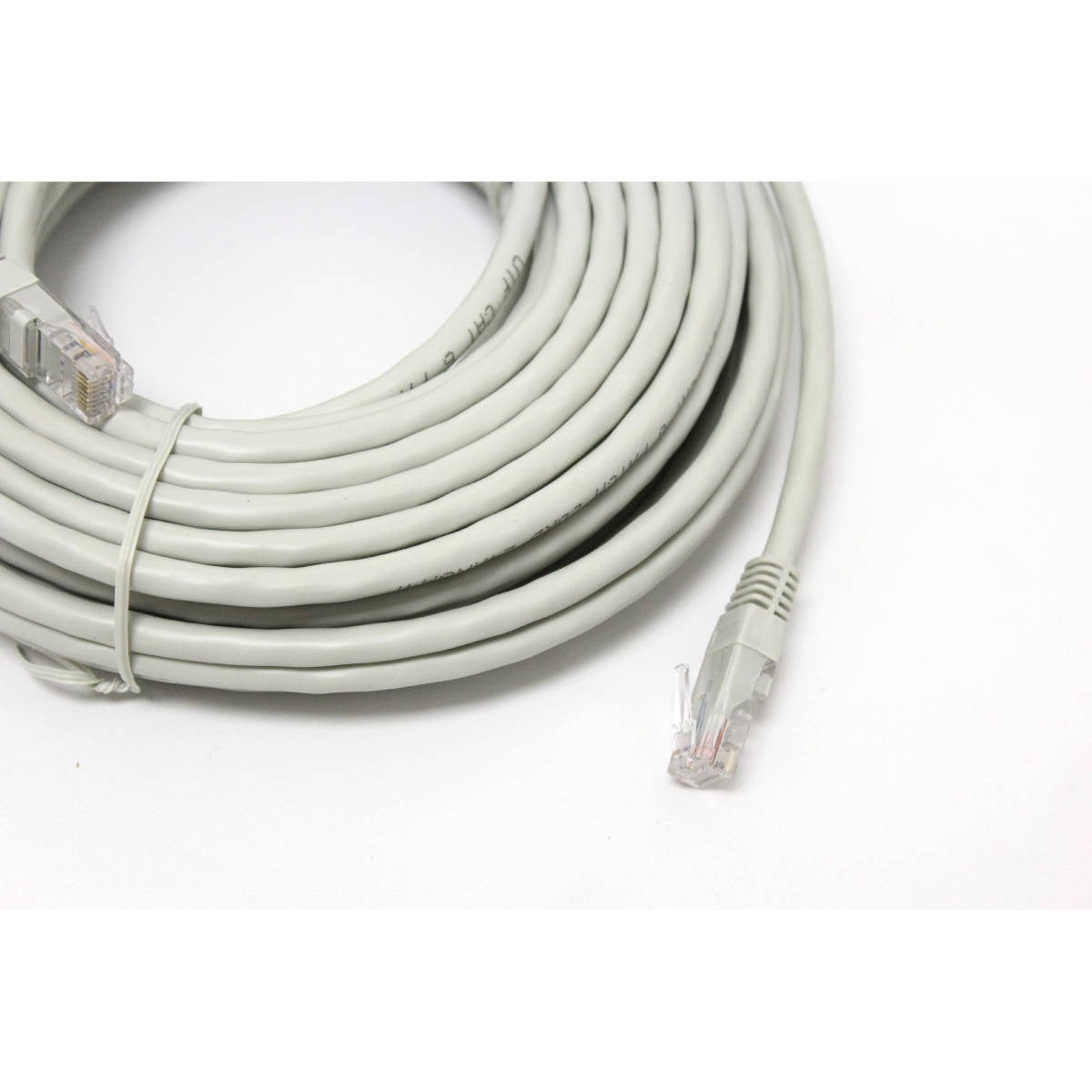 Câble réseau Ethernet CAT6, 50 pi, gris