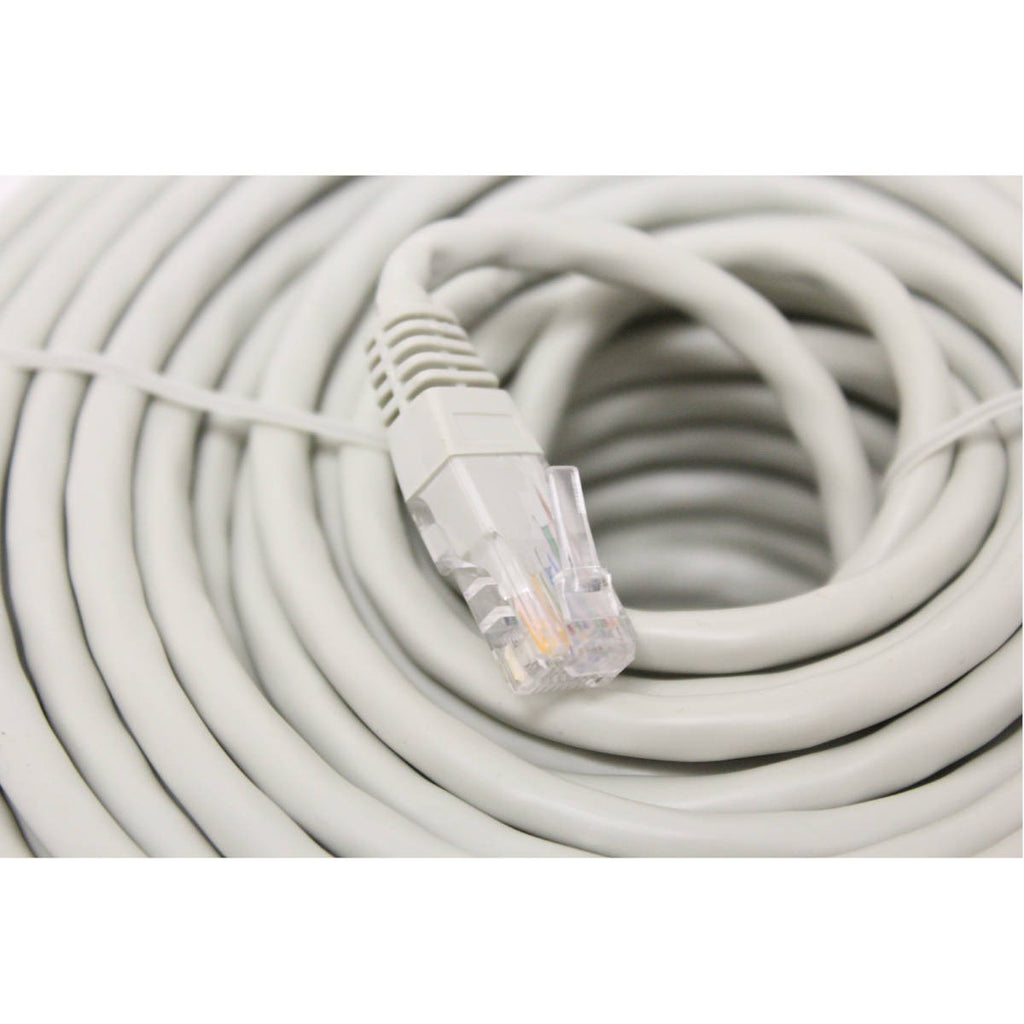 Câble réseau Ethernet CAT6, 100 pi, gris